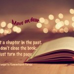 Turn the page and move on